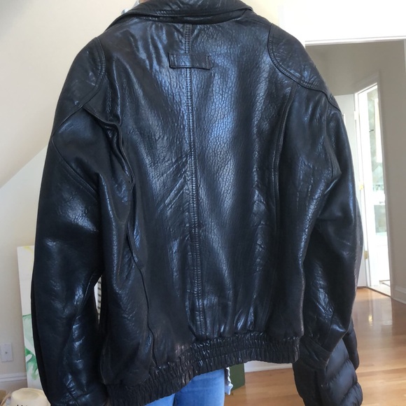Vintage men’s leather jacket size 40 - Picture 2 of 2